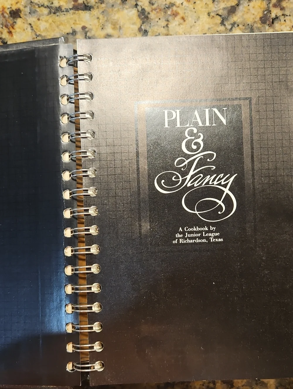 Plain & Fancy Cookbook Junior League Of Richardson, Texas 1984 Spiral 252 Pages